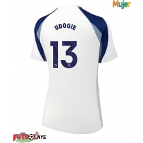Camiseta Tottenham Hotspur Destiny Udogie #13 Primera Equipación para mujer 2025-26 manga corta